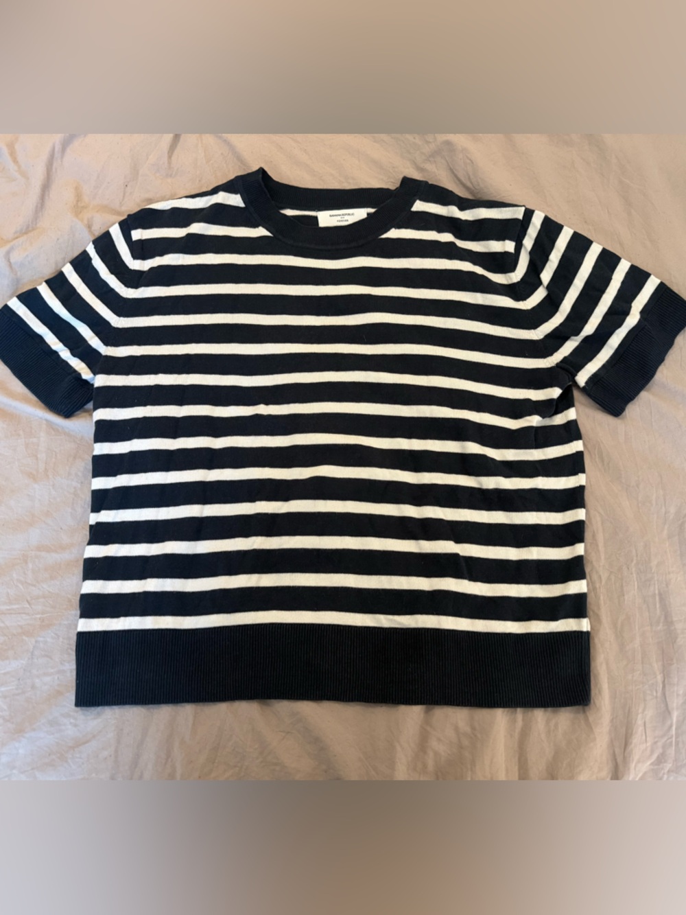 Classic navy and White Striped Women’s Shirt